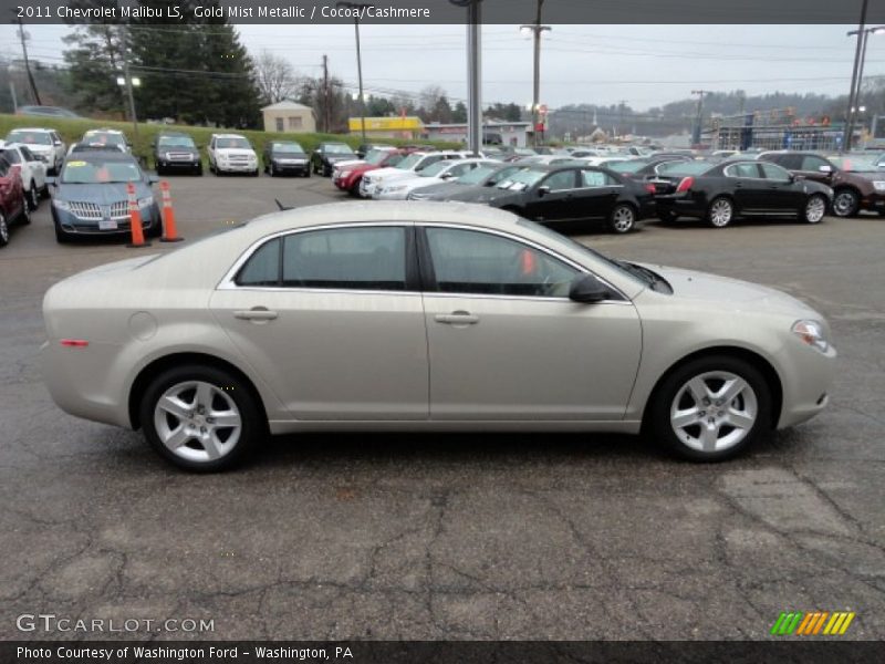 Gold Mist Metallic / Cocoa/Cashmere 2011 Chevrolet Malibu LS