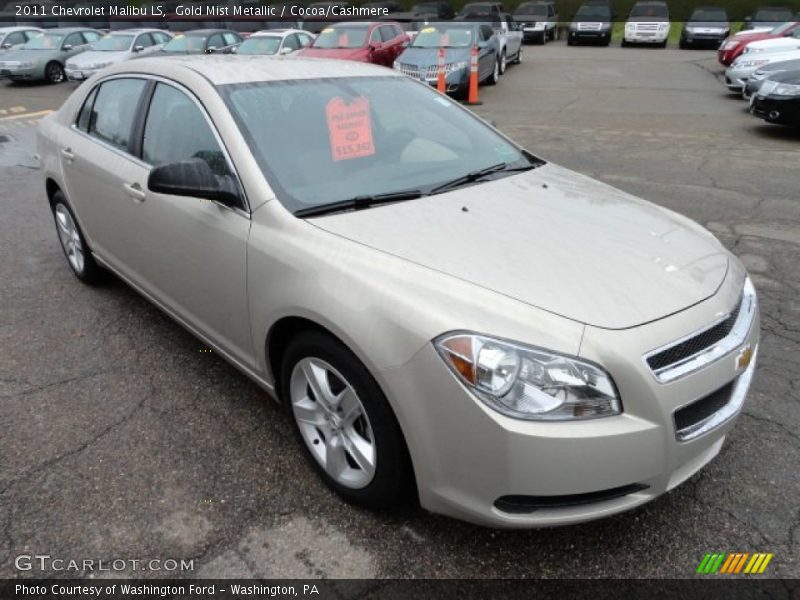 Gold Mist Metallic / Cocoa/Cashmere 2011 Chevrolet Malibu LS