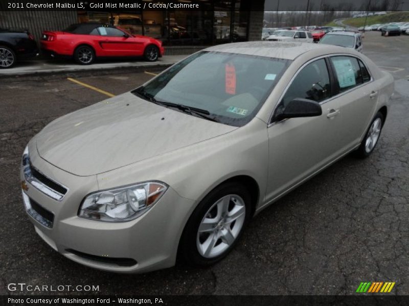 Gold Mist Metallic / Cocoa/Cashmere 2011 Chevrolet Malibu LS