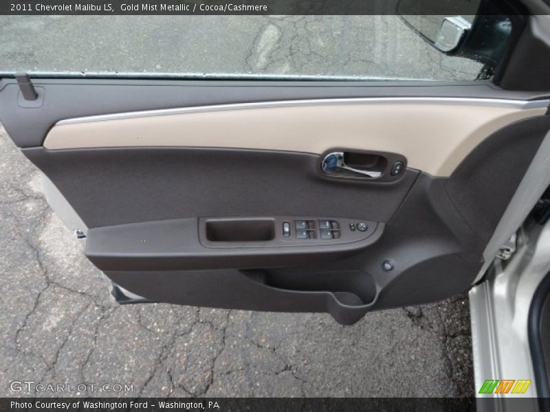 Gold Mist Metallic / Cocoa/Cashmere 2011 Chevrolet Malibu LS
