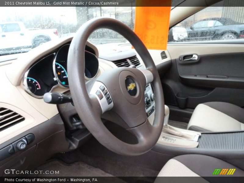 Gold Mist Metallic / Cocoa/Cashmere 2011 Chevrolet Malibu LS
