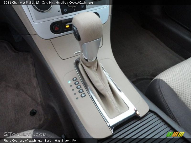 Gold Mist Metallic / Cocoa/Cashmere 2011 Chevrolet Malibu LS