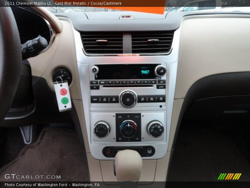 Gold Mist Metallic / Cocoa/Cashmere 2011 Chevrolet Malibu LS