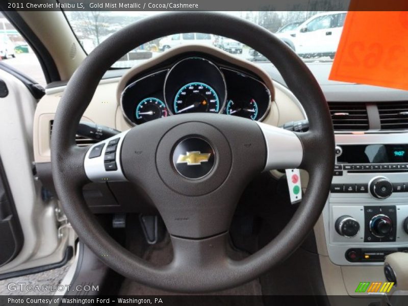 Gold Mist Metallic / Cocoa/Cashmere 2011 Chevrolet Malibu LS