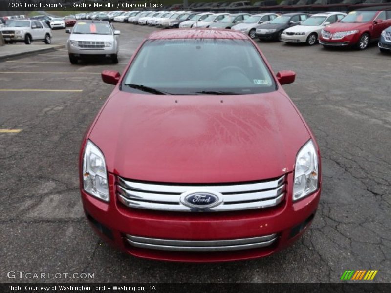 Redfire Metallic / Charcoal Black 2009 Ford Fusion SE