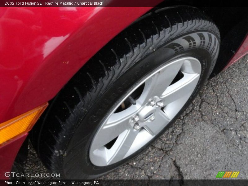 Redfire Metallic / Charcoal Black 2009 Ford Fusion SE