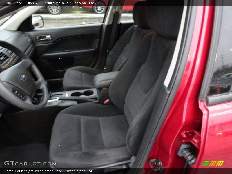 Redfire Metallic / Charcoal Black 2009 Ford Fusion SE