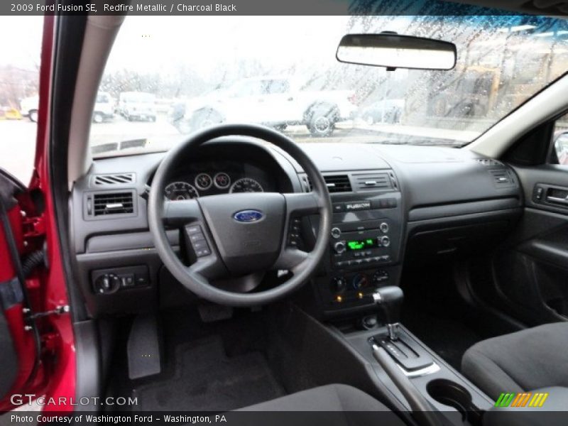 Redfire Metallic / Charcoal Black 2009 Ford Fusion SE