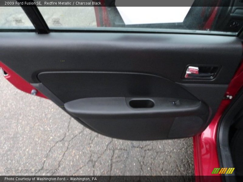 Redfire Metallic / Charcoal Black 2009 Ford Fusion SE