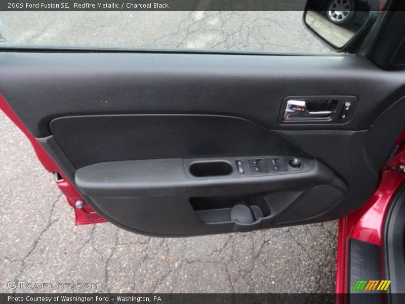 Redfire Metallic / Charcoal Black 2009 Ford Fusion SE