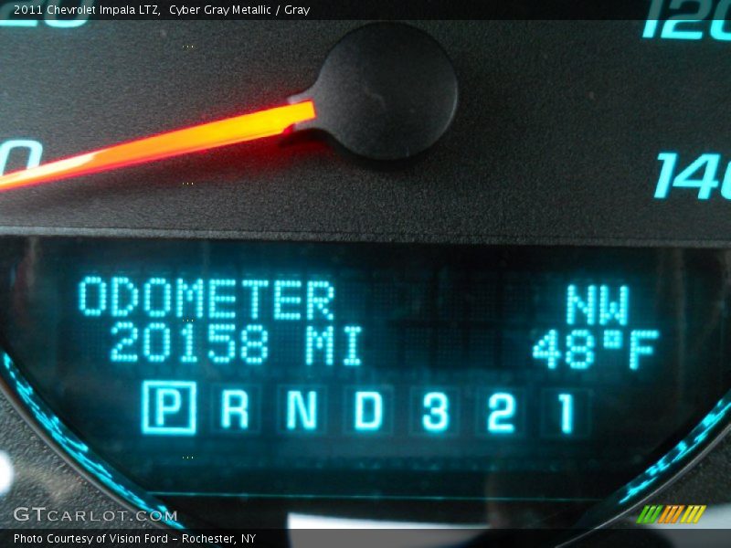 Cyber Gray Metallic / Gray 2011 Chevrolet Impala LTZ