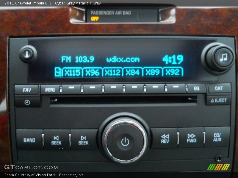 Cyber Gray Metallic / Gray 2011 Chevrolet Impala LTZ