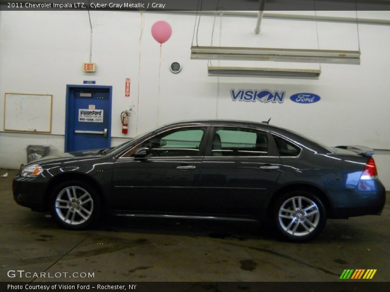 Cyber Gray Metallic / Gray 2011 Chevrolet Impala LTZ