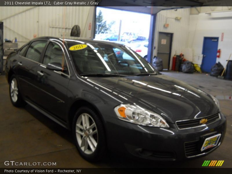 Cyber Gray Metallic / Gray 2011 Chevrolet Impala LTZ