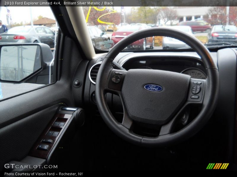 Brilliant Silver Metallic / Black 2010 Ford Explorer Limited 4x4