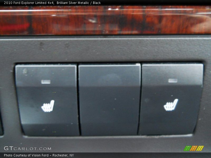 Brilliant Silver Metallic / Black 2010 Ford Explorer Limited 4x4