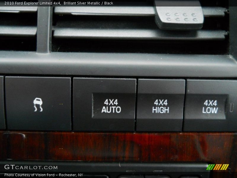 Brilliant Silver Metallic / Black 2010 Ford Explorer Limited 4x4