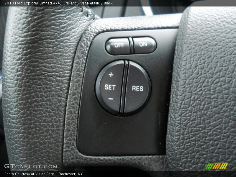 Brilliant Silver Metallic / Black 2010 Ford Explorer Limited 4x4