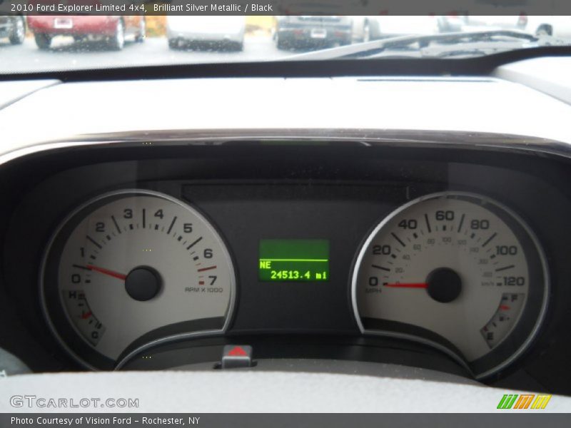 Brilliant Silver Metallic / Black 2010 Ford Explorer Limited 4x4