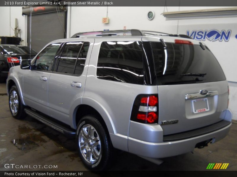 Brilliant Silver Metallic / Black 2010 Ford Explorer Limited 4x4
