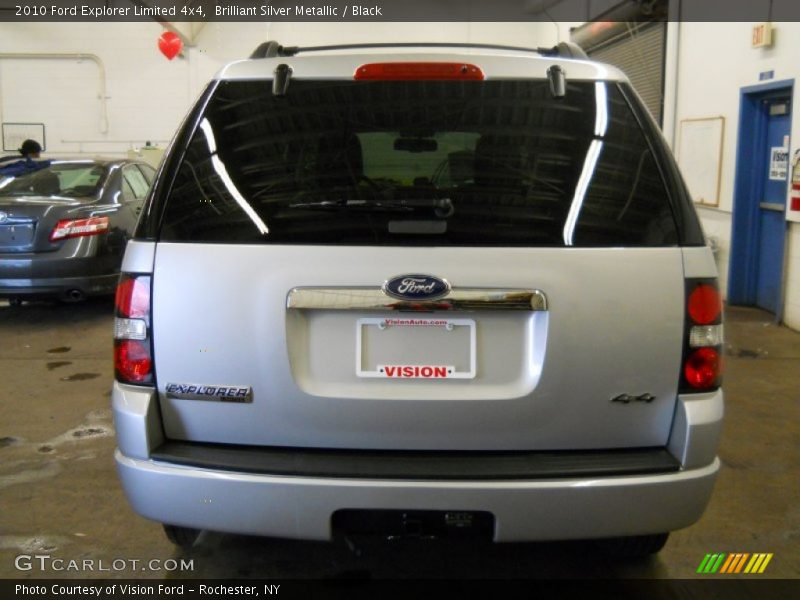 Brilliant Silver Metallic / Black 2010 Ford Explorer Limited 4x4