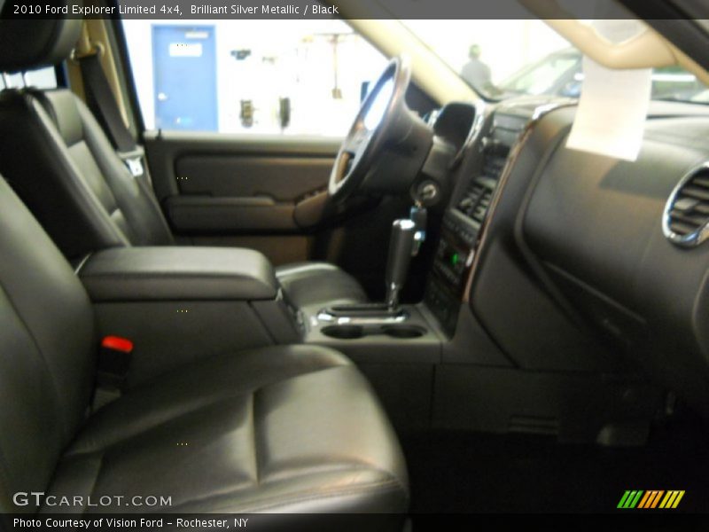 Brilliant Silver Metallic / Black 2010 Ford Explorer Limited 4x4