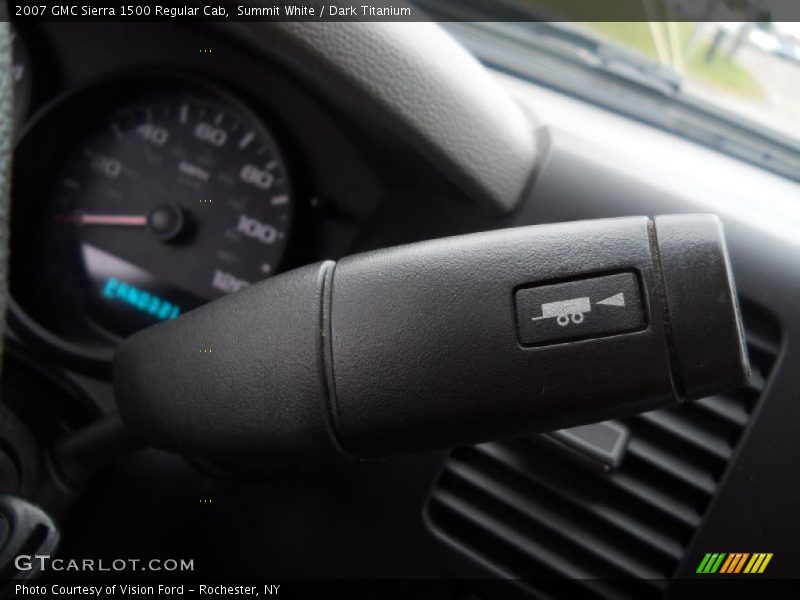 Summit White / Dark Titanium 2007 GMC Sierra 1500 Regular Cab