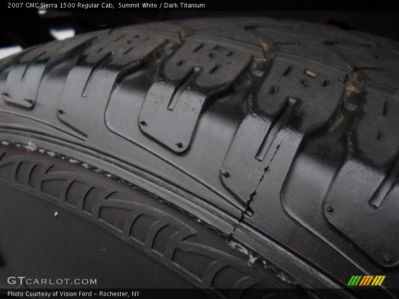 Summit White / Dark Titanium 2007 GMC Sierra 1500 Regular Cab
