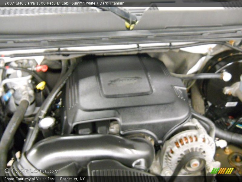 Summit White / Dark Titanium 2007 GMC Sierra 1500 Regular Cab