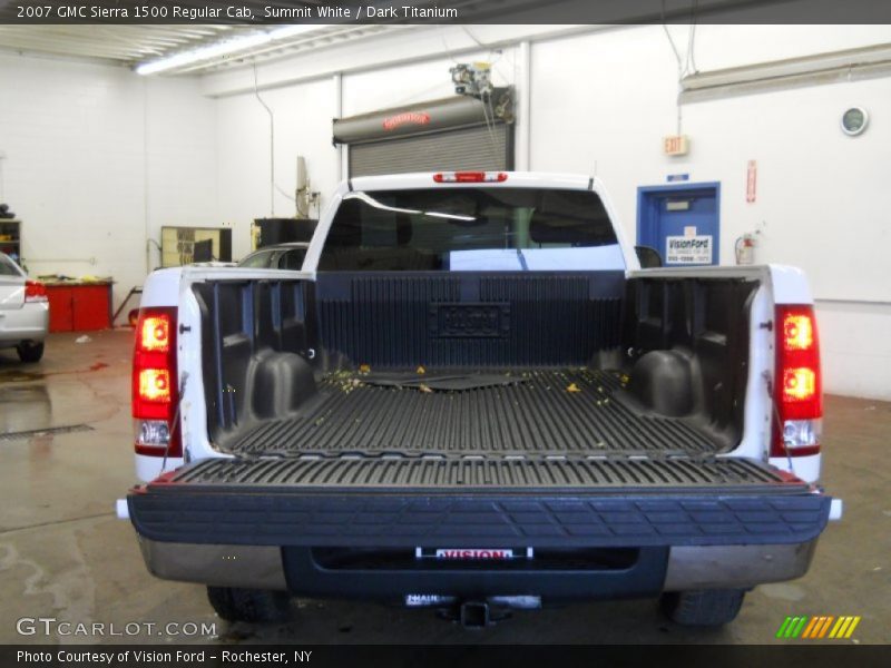 Summit White / Dark Titanium 2007 GMC Sierra 1500 Regular Cab