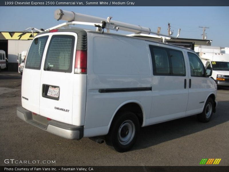 Summit White / Medium Gray 1999 Chevrolet Express 2500 Commercial Van