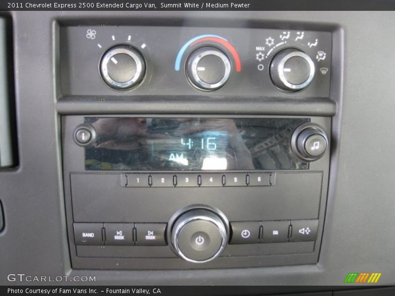 Summit White / Medium Pewter 2011 Chevrolet Express 2500 Extended Cargo Van
