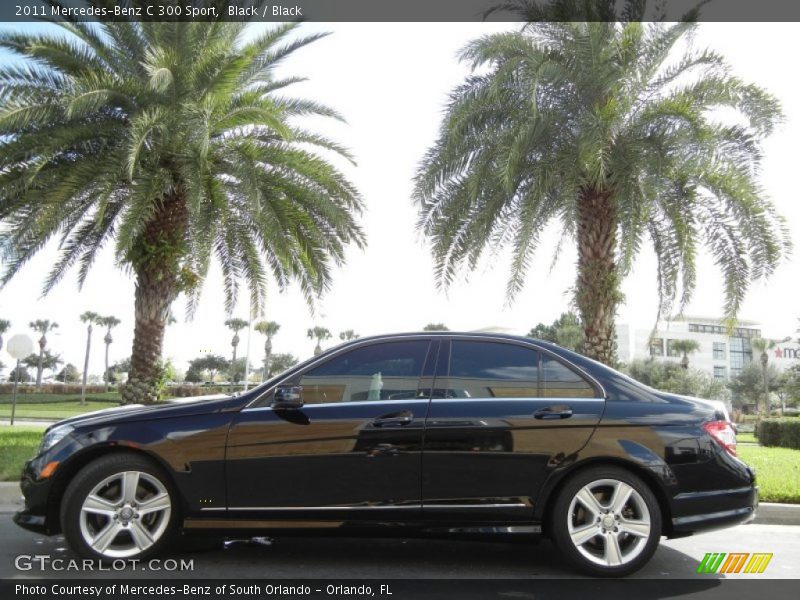 Black / Black 2011 Mercedes-Benz C 300 Sport