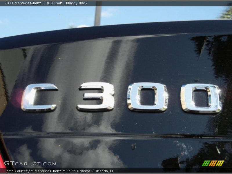 Black / Black 2011 Mercedes-Benz C 300 Sport