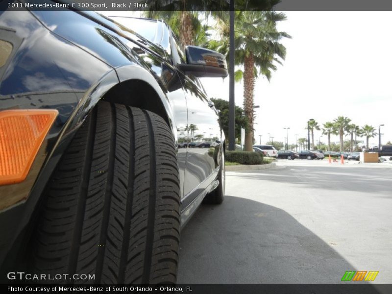 Black / Black 2011 Mercedes-Benz C 300 Sport
