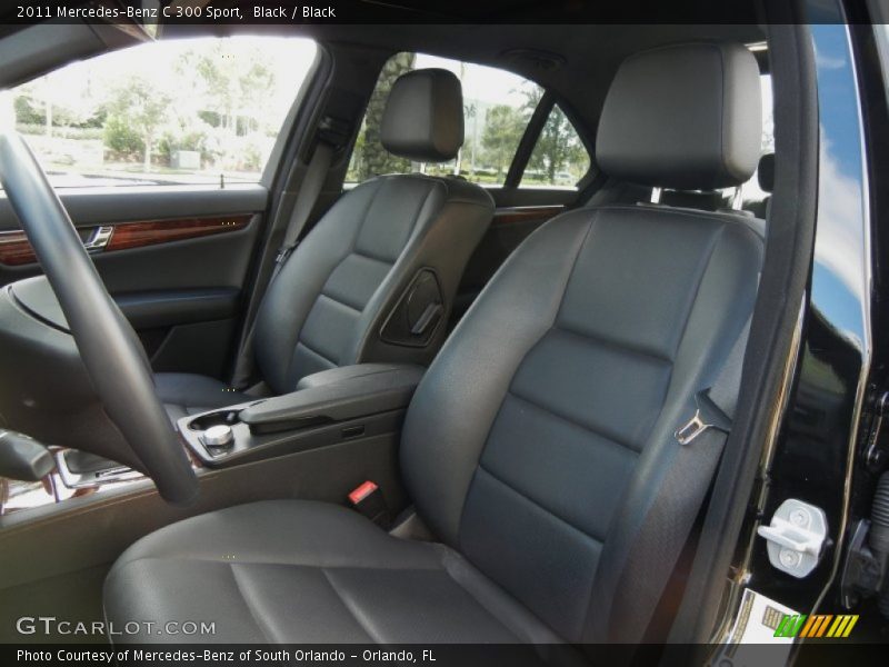 Black / Black 2011 Mercedes-Benz C 300 Sport