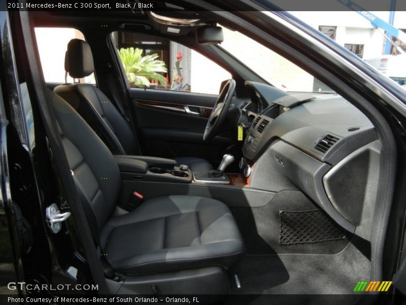 Black / Black 2011 Mercedes-Benz C 300 Sport