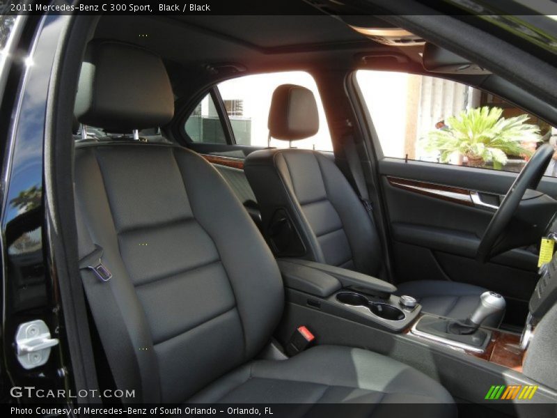 Black / Black 2011 Mercedes-Benz C 300 Sport