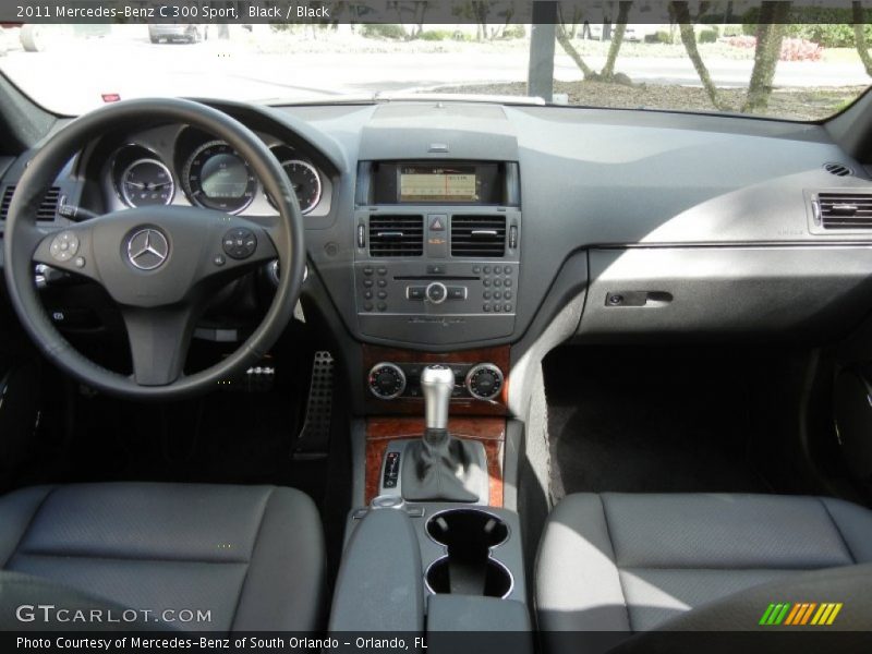 Black / Black 2011 Mercedes-Benz C 300 Sport