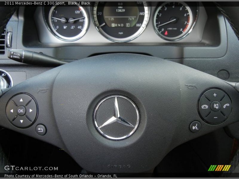 Black / Black 2011 Mercedes-Benz C 300 Sport