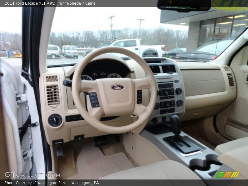 White Suede / Camel 2011 Ford Escape XLT 4WD