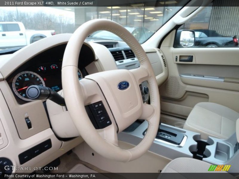 White Suede / Camel 2011 Ford Escape XLT 4WD