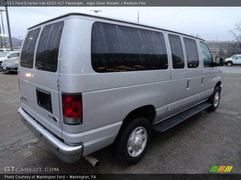 Ingot Silver Metallic / Medium Flint 2011 Ford E Series Van E350 XLT Passenger