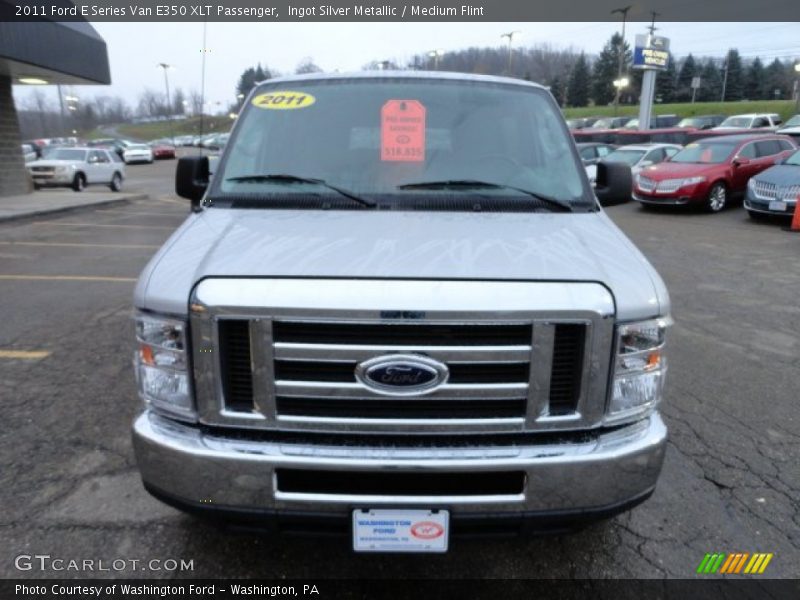 Ingot Silver Metallic / Medium Flint 2011 Ford E Series Van E350 XLT Passenger