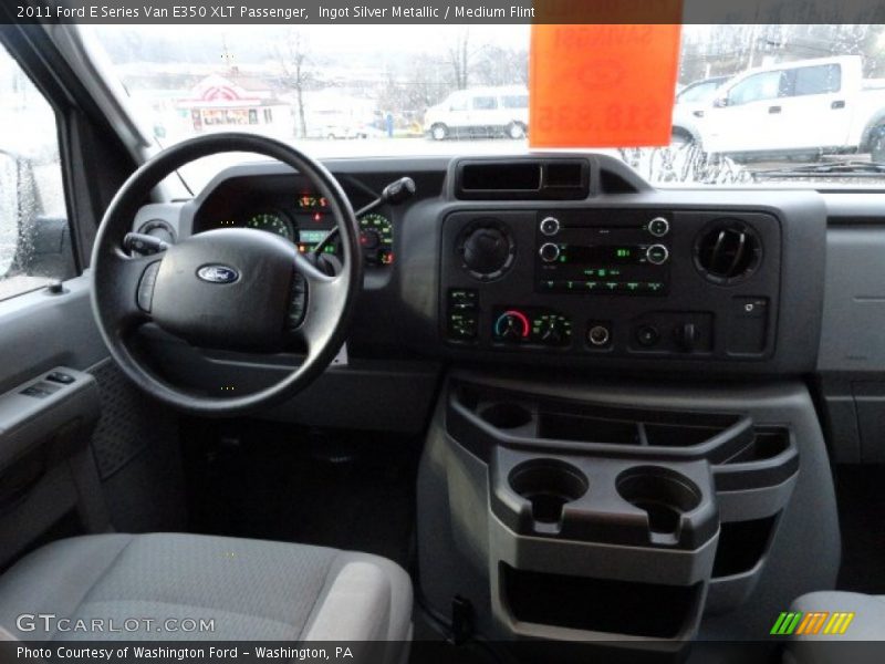 Ingot Silver Metallic / Medium Flint 2011 Ford E Series Van E350 XLT Passenger