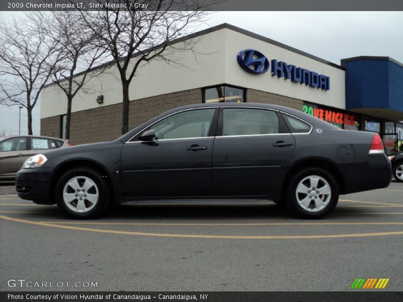 Slate Metallic / Gray 2009 Chevrolet Impala LT