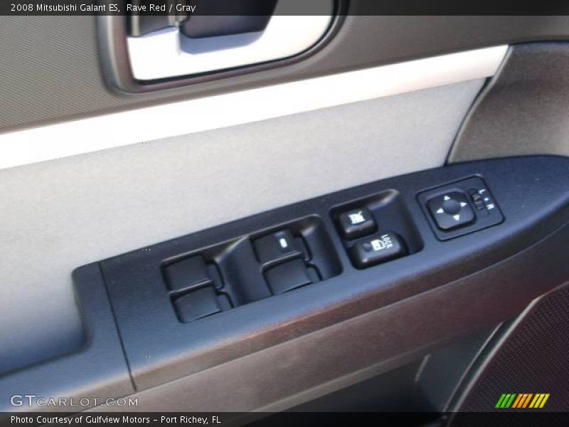 Rave Red / Gray 2008 Mitsubishi Galant ES