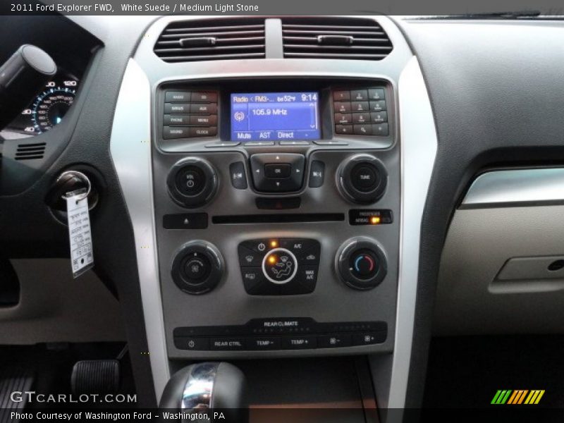 White Suede / Medium Light Stone 2011 Ford Explorer FWD