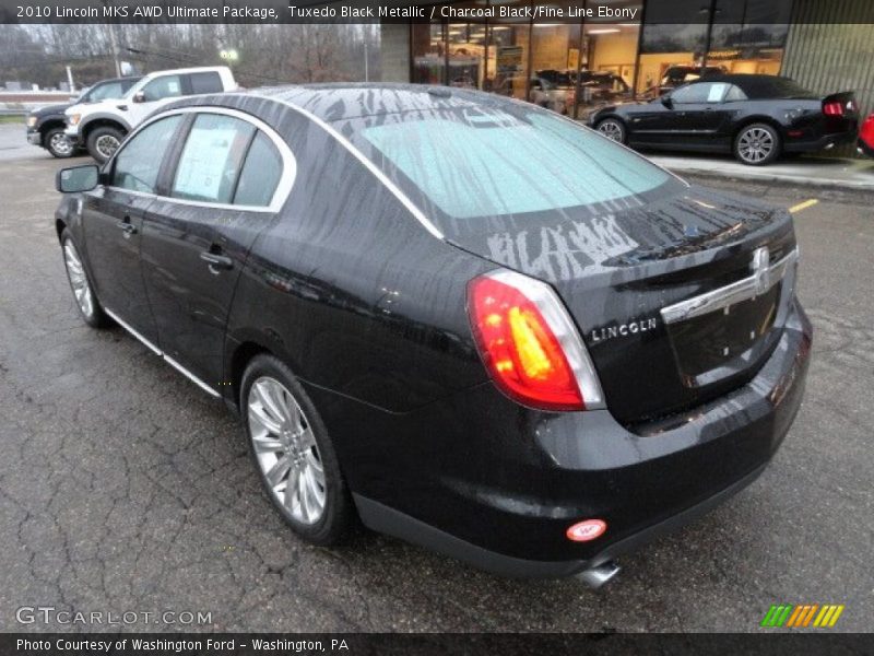 Tuxedo Black Metallic / Charcoal Black/Fine Line Ebony 2010 Lincoln MKS AWD Ultimate Package