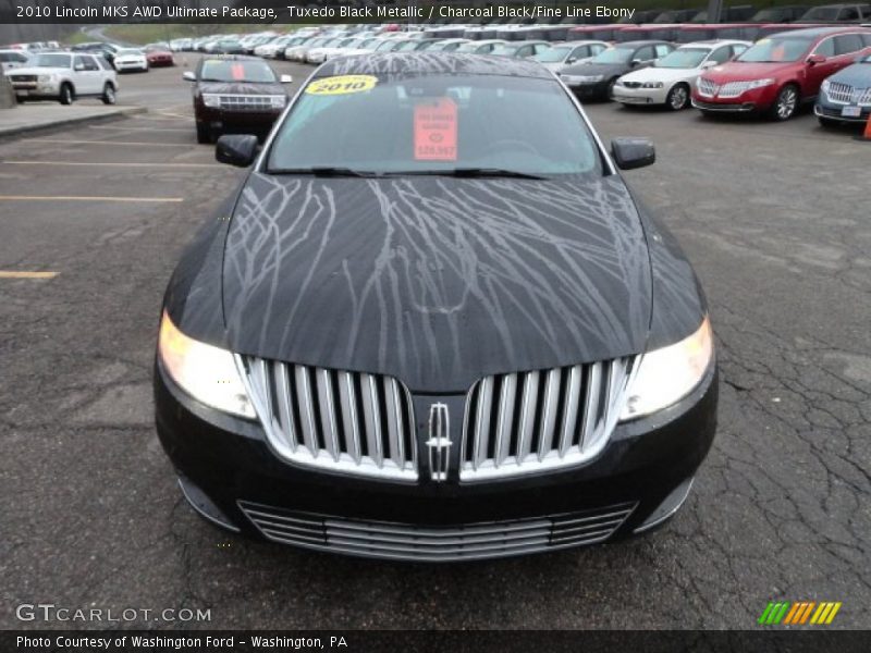 Tuxedo Black Metallic / Charcoal Black/Fine Line Ebony 2010 Lincoln MKS AWD Ultimate Package
